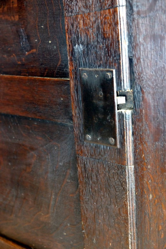 Image 1 of 17th century Dutch pilaster cabinet.