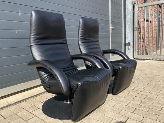 Image 1 of 1x Jori Yoga reclinabile Medi Mono-move in pelle nera Celia Black