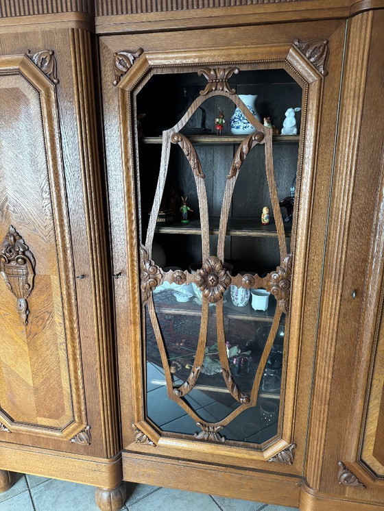 Image 1 of Antiguo armario de loza de alrededor de 1900