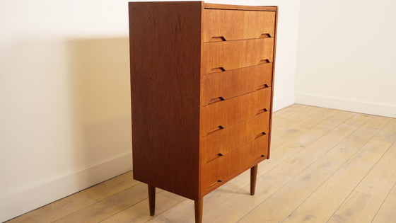 Image 1 of Vintage Deense ladekast | Teak | 6 lades | 106 cm