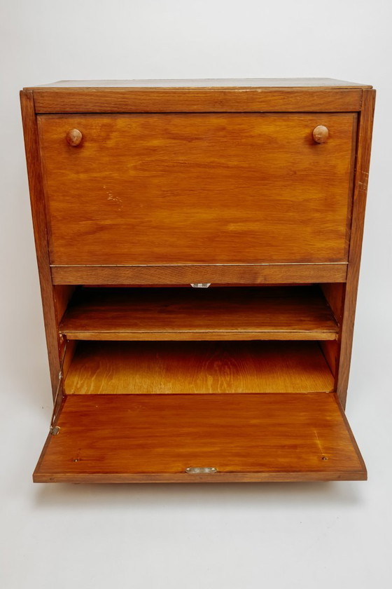 Image 1 of Vintage wooden shoe cabinet