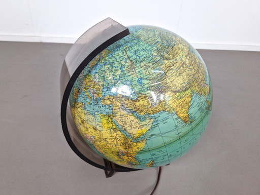 Space Age Plexi Globe with Lamp