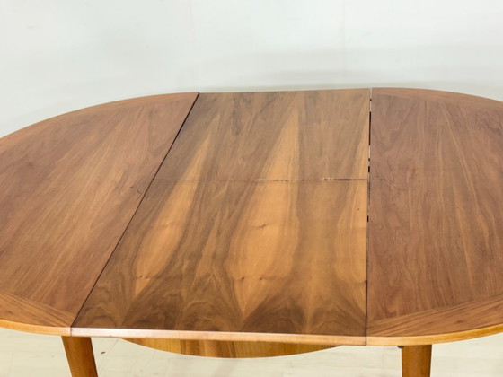 Image 1 of Beautiful vintage dining table / Mid-century kitchen table / Extendable wooden table