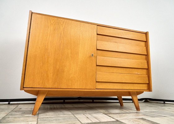 Image 1 of Vintage dressoir U-458 van Jiří Jiroutek voor Interiér Praha, jaren 60, Tsjechoslowakije
