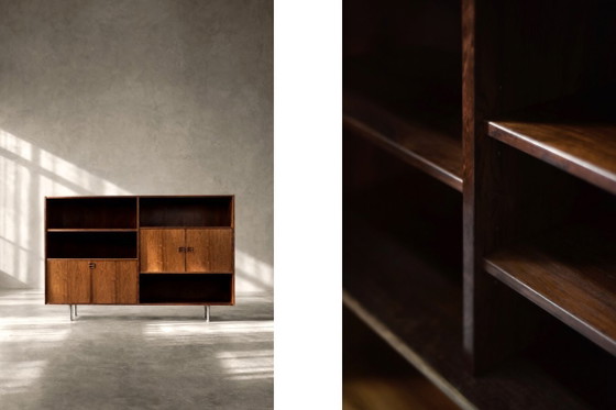 Image 1 of Buffet scandinave moderne du milieu du siècle en palissandre avec bar par Æ. Jensen et T. Mølholm pour Herning, années 1960