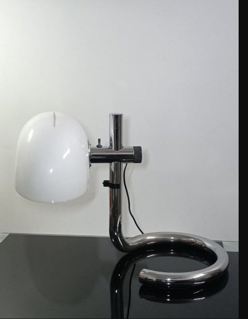 Important lampe design par Metalarte 1970s