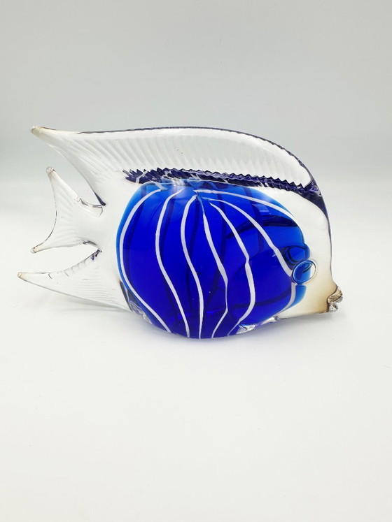 Image 1 of Juego de 3 peces de vidrio soplado a mano