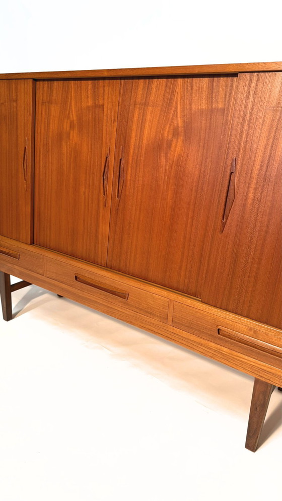 Image 1 of Restored vintage mid-century Danish highboard