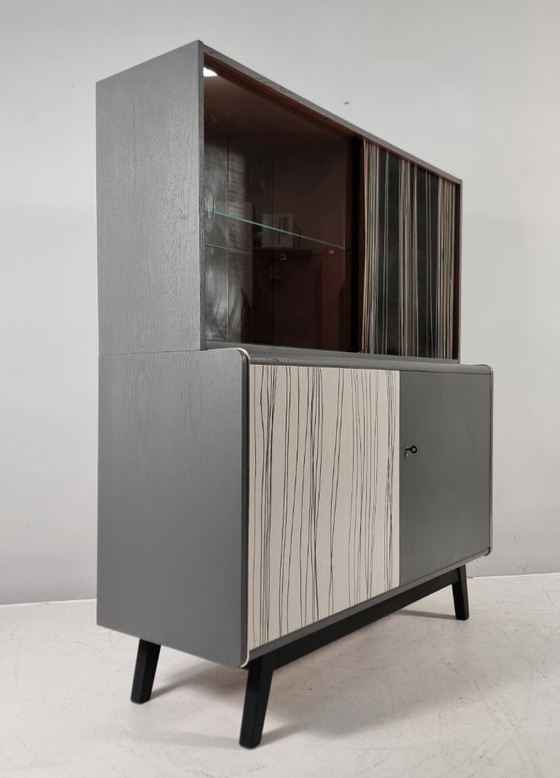 Vintage vitrinekast, jaren 70 – Vitrinekasten, Wood (photo 10 of 11)
