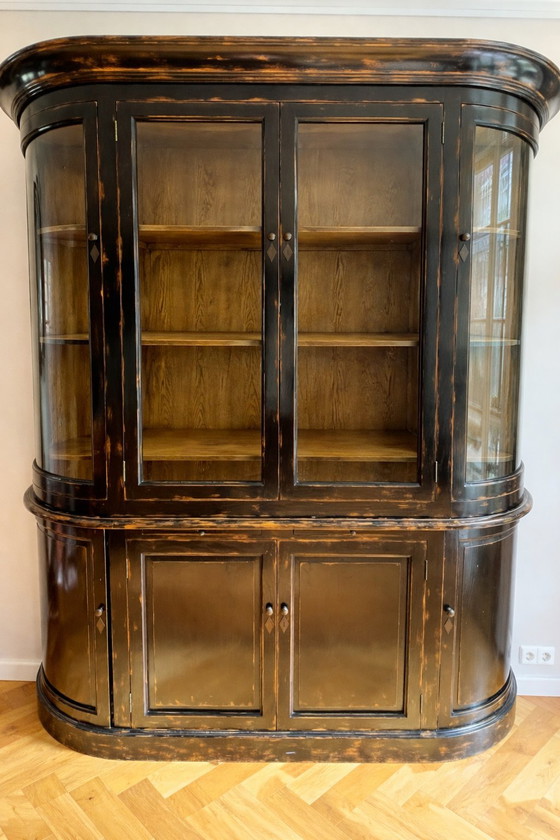 Image 1 of Schitterende Vitrine / buffet kast. Grote vitrinekast 