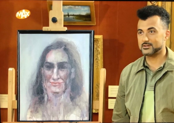 Image 1 of Schilderij Monic Hendrickx (Sterren op het doek)