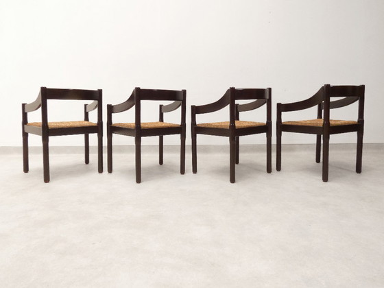 Sillas Cassina Carimate - ratán marrón – Sillas de comedor, Wicker, Vintage (photo 10 of 29)