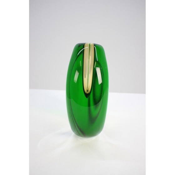 Image 1 of Vintage glass vase by Jaroslav Svoboda for Skrdlovice, Czechoslovakia 1980