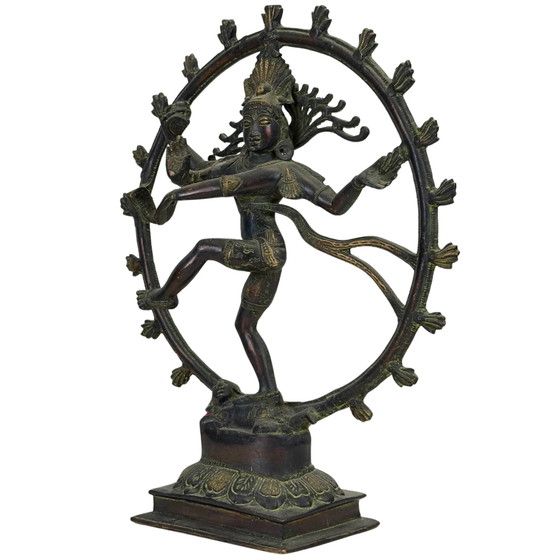 Antico bronzo Shiva Nataraja Nepal 36cm cire perdue – Sculture, Bronze (photo 8 of 11)