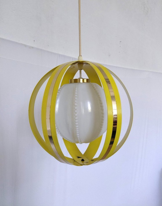 Image 1 of Zestiger jaren space age hanglamp 