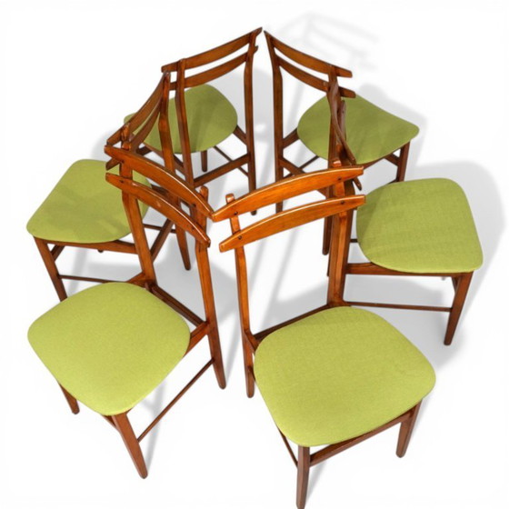 Image 1 of Ensemble de 6 chaises de salle à manger par Amma Torino, 1960