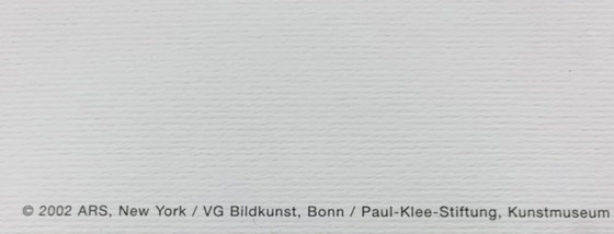 Image 1 of Paul Klee: "Bell Angel." Screenprint, Signed in the Plate. Professionally Framed with High Quality Gallery Frame and Mirrored