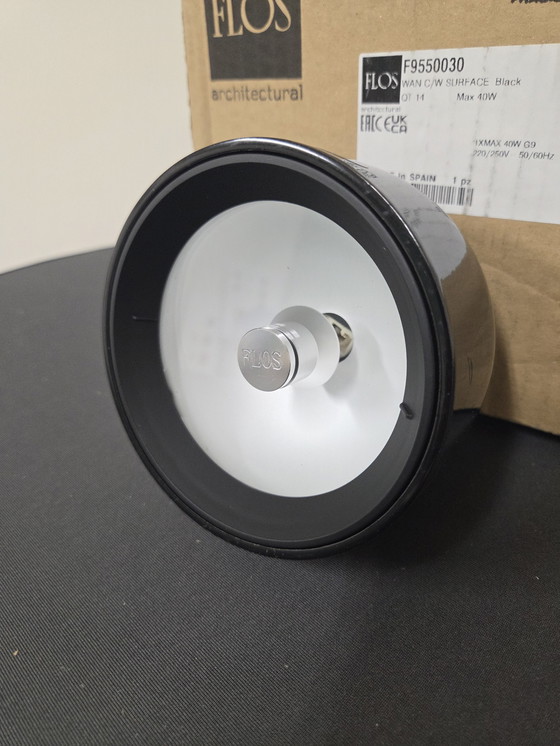 Image 1 of 2x FLOS wall/ceiling lamp zwart - nieuw