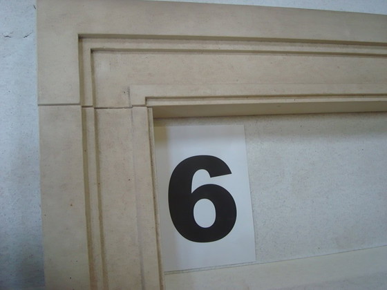 Image 1 of French ornamental fireplace in Lavoux natural stone