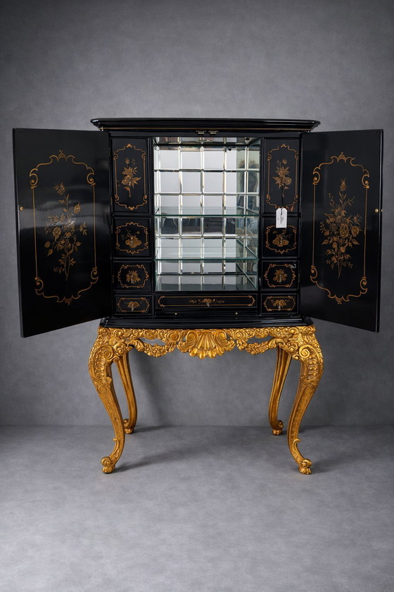 Image 1 of Jansen Möbel Chinoiserie Cocktail Kast