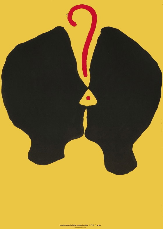 Image 1 of Jean-Charles BLAIS Images for the fight against AIDS original poster 1993