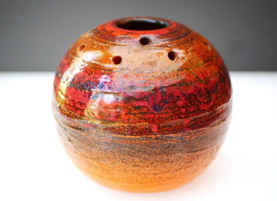 Image 1 of Mid-century art pottery vase in ceramic from Tilgmans