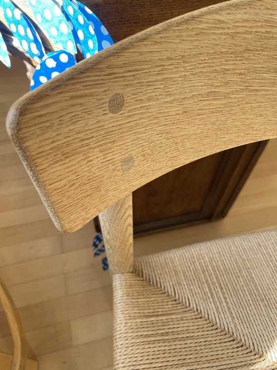 Sedia Fredericia J39, disegnata da Børge Mogensen, Rovere saponato, Sedie da pranzo, Legno, Altro, Marrone (foto 3 di 5)
