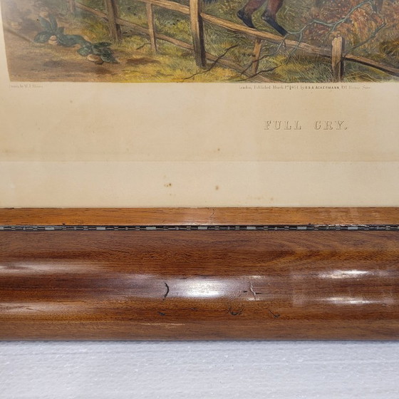 Image 1 of Engraving “Full cry”, J. Harris and William J. Shayer, 1864 - England