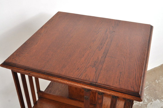 Image 1 of Carrousel de livres antique Jansen & Zonen XL, années 1890