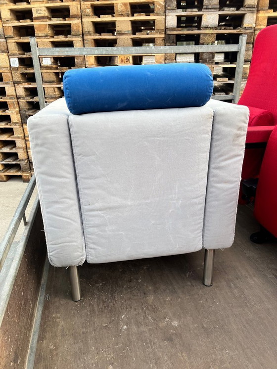 Image 1 of 2x Zanotta Albertina Stefano Casciani armchairs for restoration