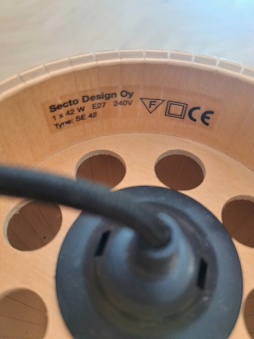Hanglamp Okto van merk Sekto – Secto Design, hanglampen, Wood (photo 2 of 5)
