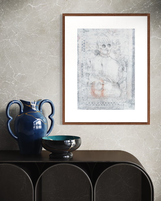 Image 1 of Robert Detheux "El secretario privado" pintado en 1976