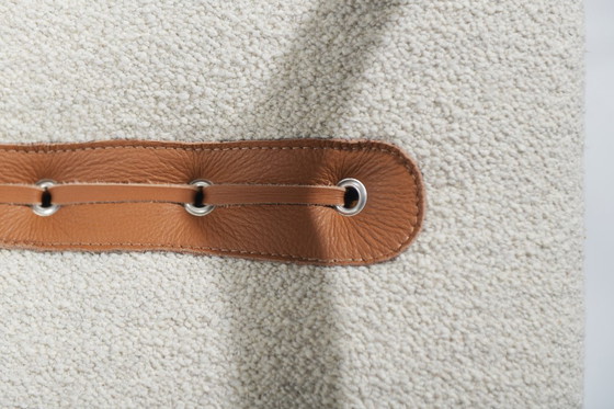 Image 1 of Tucroma Cantilever bouclé eetkamerstoelen van Guido Faleschini voor i4 Mariani