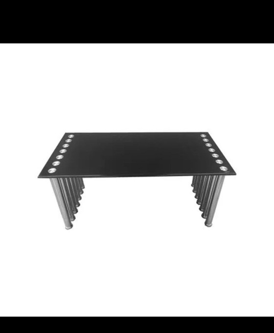 Image 1 of negen marmeren salontafels