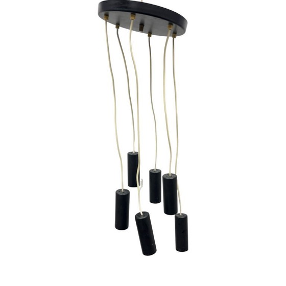 Lampada a sospensione Elektroinstala Jílové Cascade (modello 68816/1) – Cecoslovacchia vintage, anni '70. (photo 8 of 14)