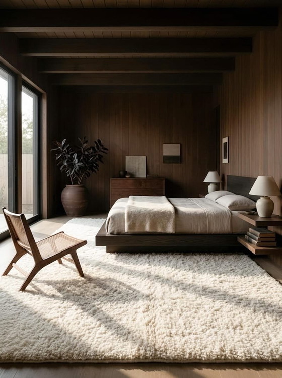 Hand-Woven Natural Wool Rug, Artisan Made, Size 2/3 M – Alessi, Rugs & carpets (photo 5 of 7)
