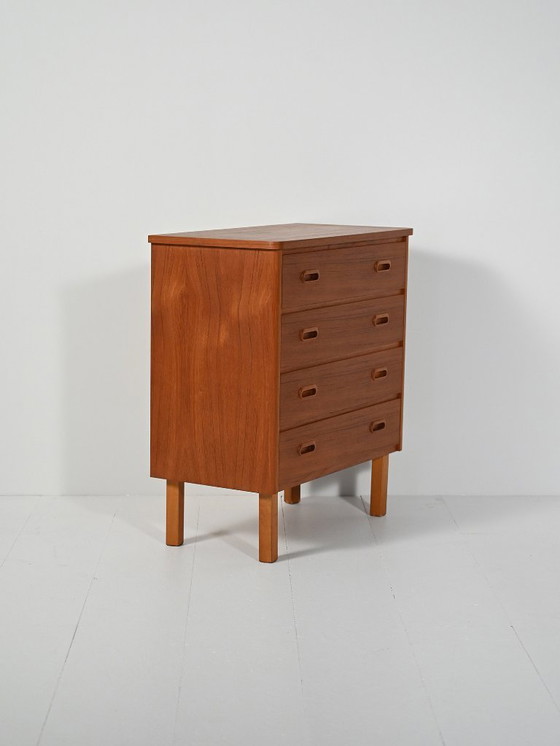 Image 1 of Scandinavian teak chest of drawers, 1960s