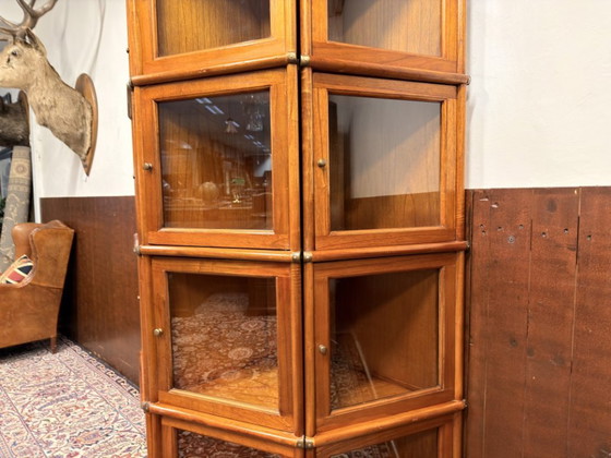 Libreria inglese semicircolare originale Globe Wernicke – Librerie, Vetro, Legno (photo 10 of 16)