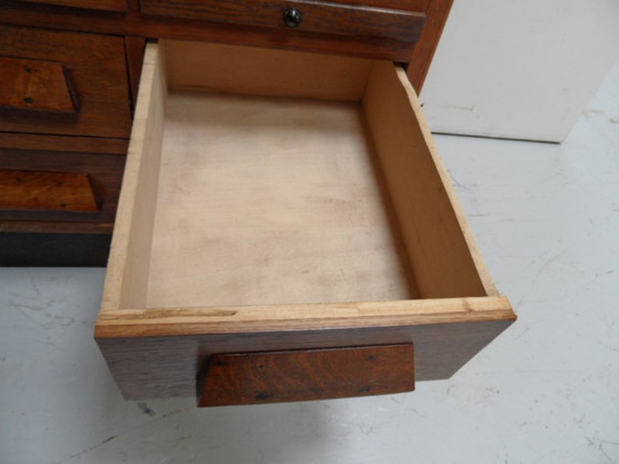 Image 1 of Antique shop cabinet with 25 drawers