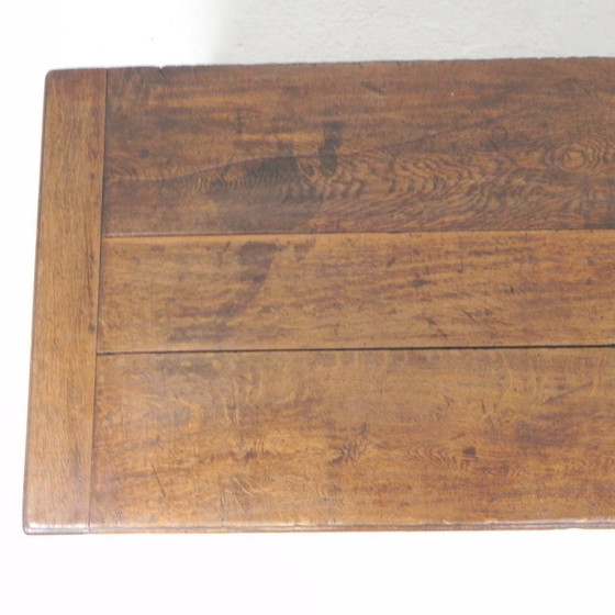 Image 1 of Alte Eichentruhe, Trog, Deckentruhe aus dem 19. Jahrhundert