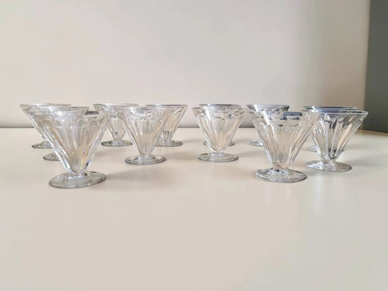 Baccarat - 12 kristallen wijnglazen model REX uit circa 1920/30 Art Deco – Glazen & Karaffen, Crystal, Glass (photo 4 of 4)