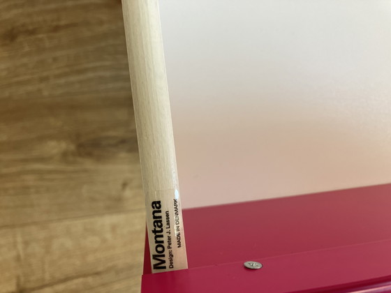 Image 1 of Original Montana Furniture Module with drawers and open compartments in Fuchsia Pink

