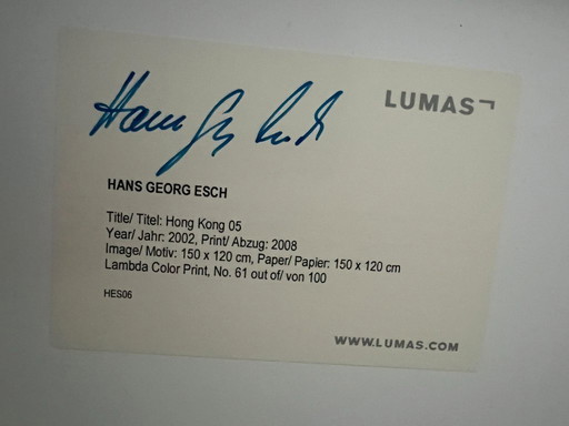 HONGKONG 05, von Hans Georg Esch, handsignierter Lambda-Druck Nr. 61 von 100
