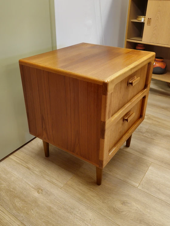 Image 1 of Vintage Silkeborg Nightstand Chest of Drawers Chest of Drawers Cabinet