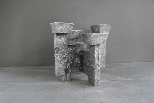 Vintage Brutalist candlestick Design Willy Ceysens