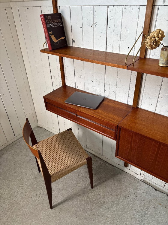 Image 1 of Poul Cadovius – Modulair Wandsysteem Teak Vintage Deens