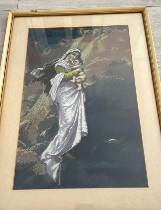 Image 1 of Madonna and child painting 