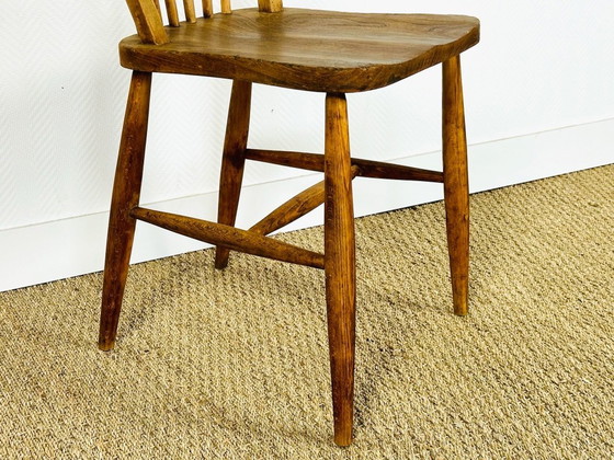 Image 1 of Sedia Windsor vintage in rovere e olmo, 1960