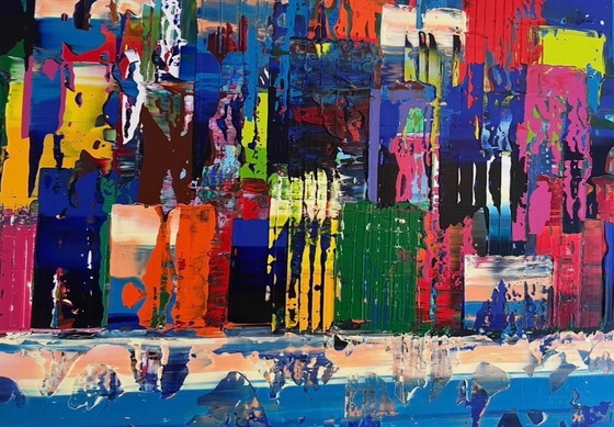 Image 1 of Marea di pittura colorata