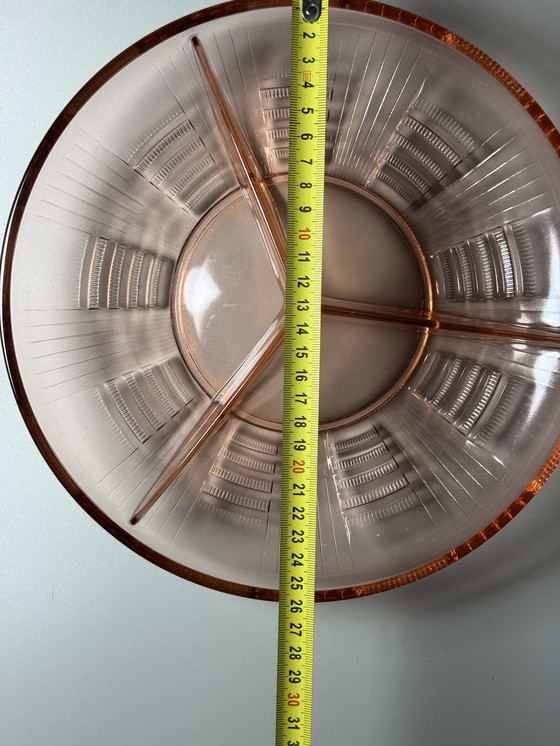 Image 1 of Servizio da portata Art Déco Rosaline "Severina" di Val Saint Lambert